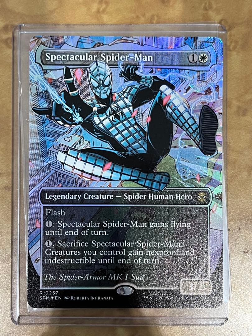 スペクタキュラー スパイダーマン テクスチャー・Foil ボーダーレス