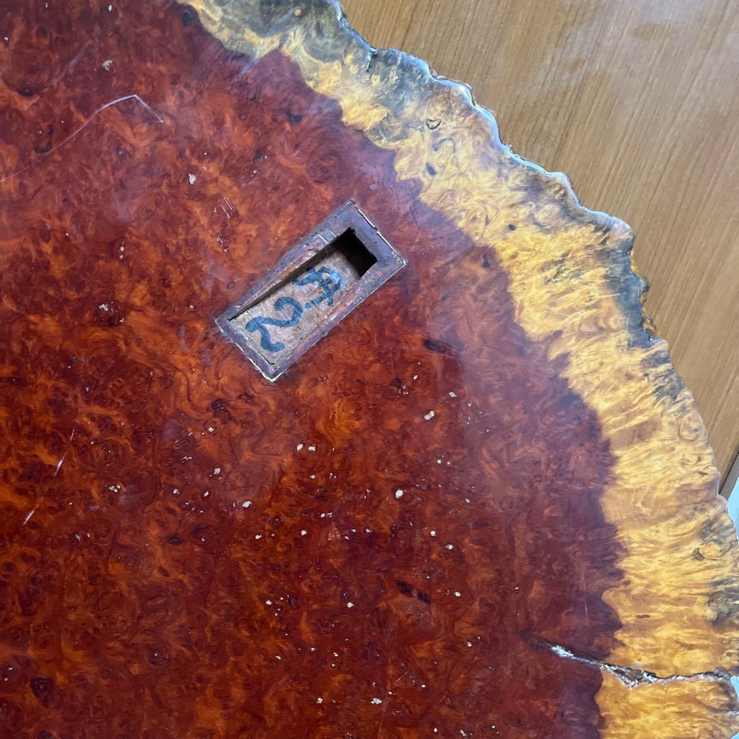 花梨 希少 座卓 一枚板 天然木 銘木 瘤