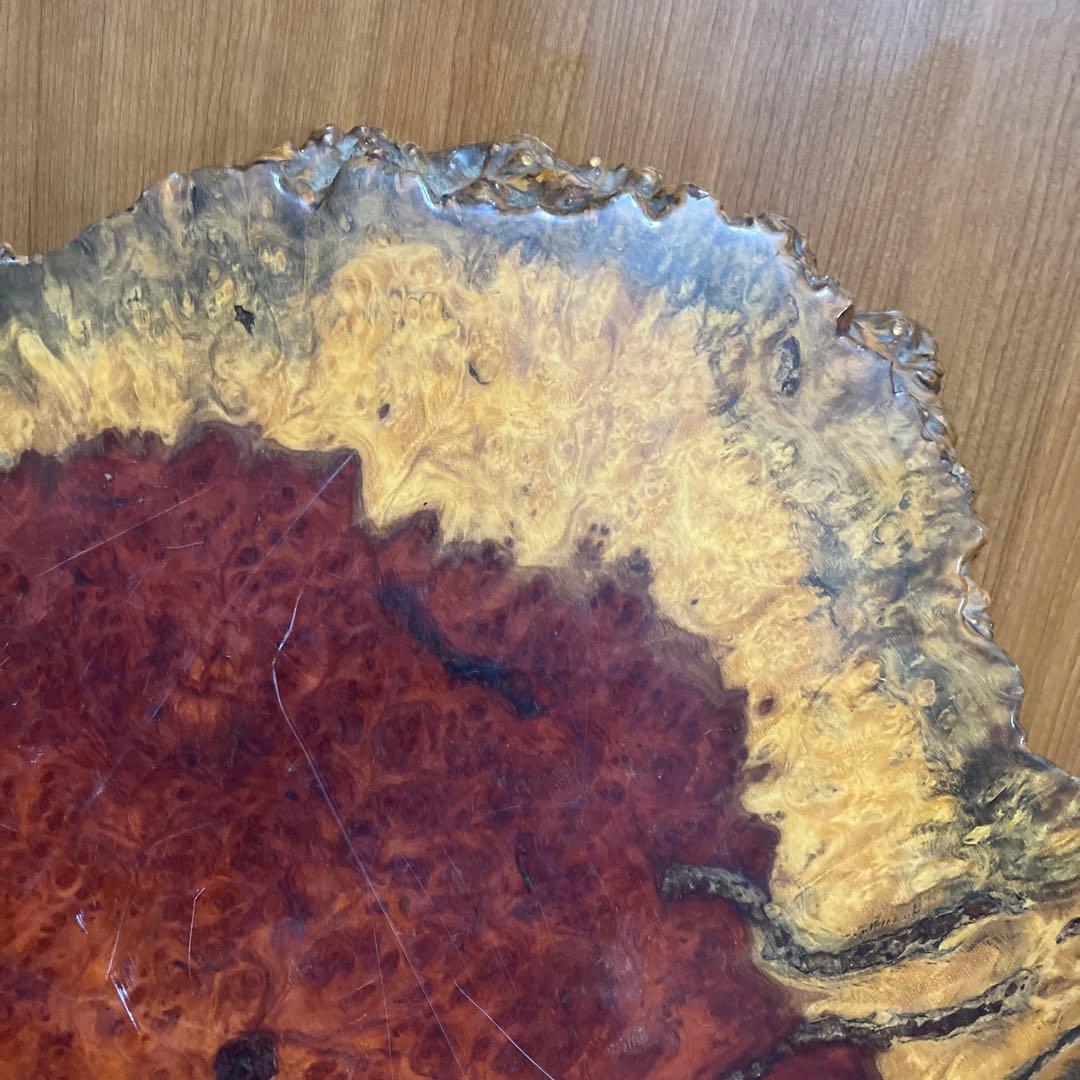 花梨 希少 座卓 一枚板 天然木 銘木 瘤