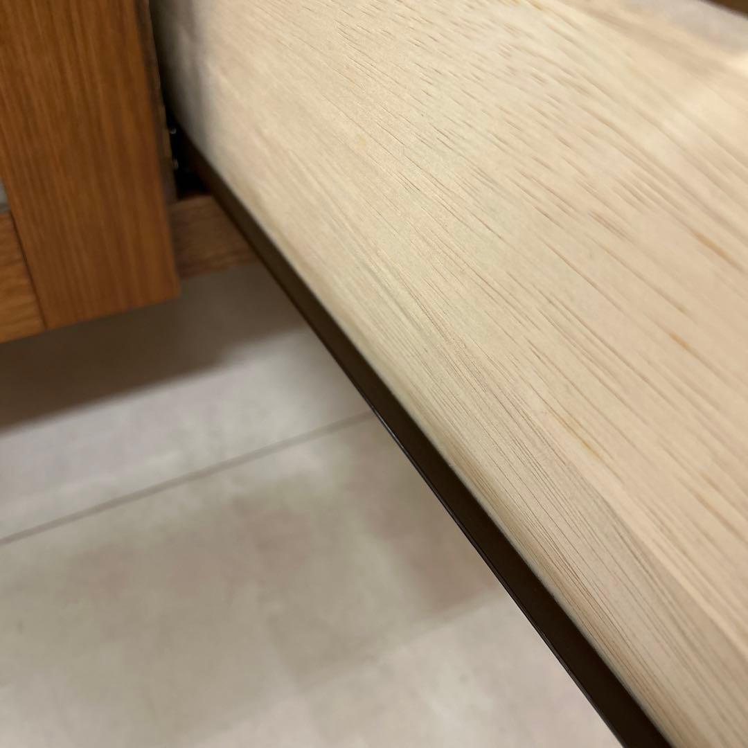 アウトレット★モダンなサイドボード キャビネット ウォールナット