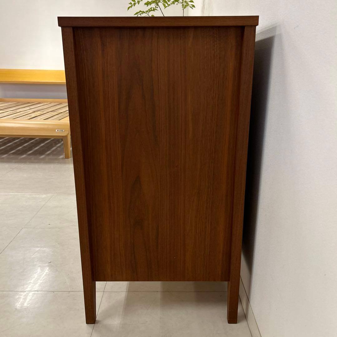 アウトレット★モダンなサイドボード キャビネット ウォールナット