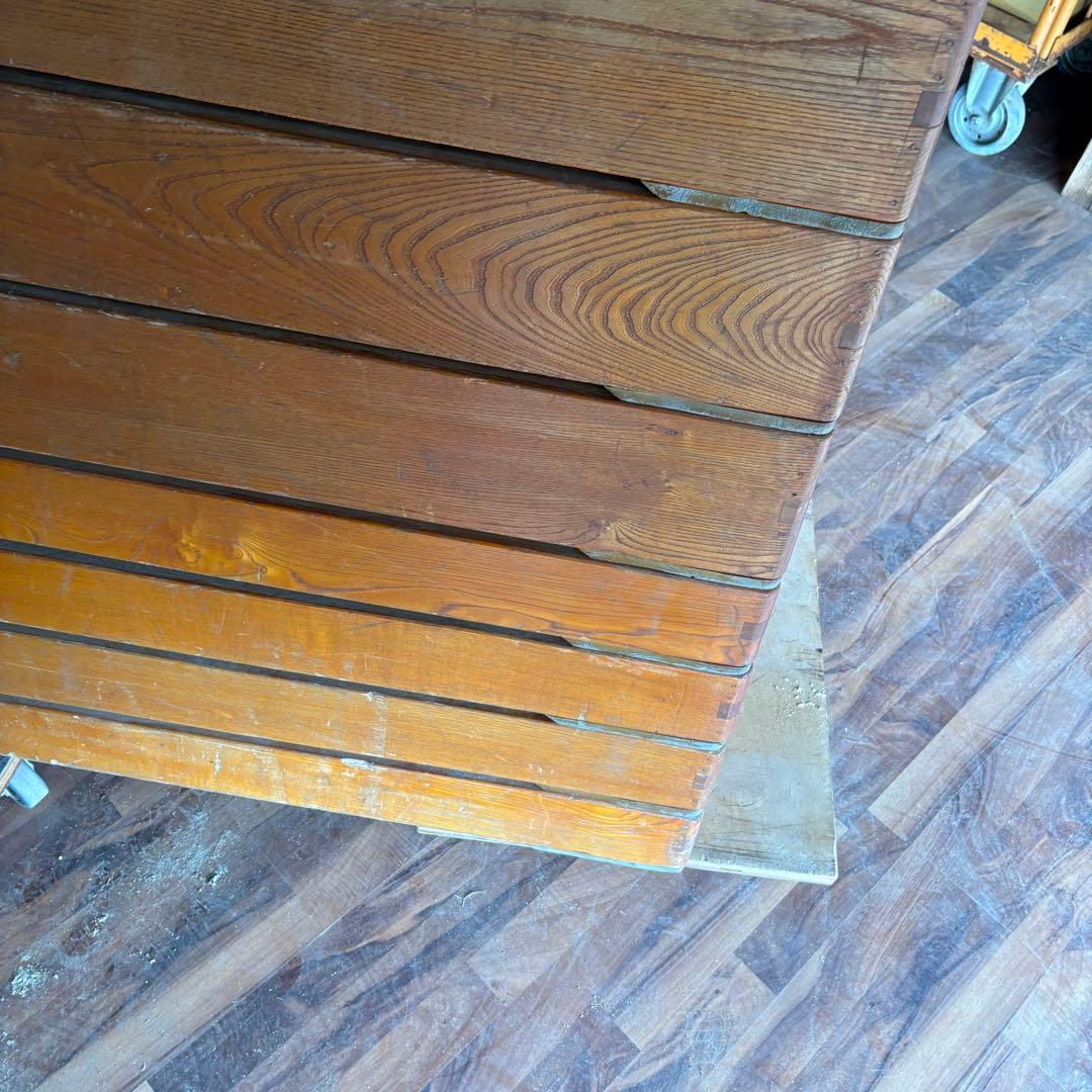 梱包設置込　跳び箱　跳箱　木製　学校　８段　レトロ　アンティーク　教育用