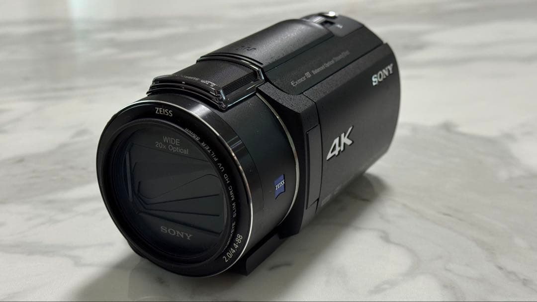 o*1様 SONY 4K FDR-AX45 ビデオカメラ バッテリー3個付き