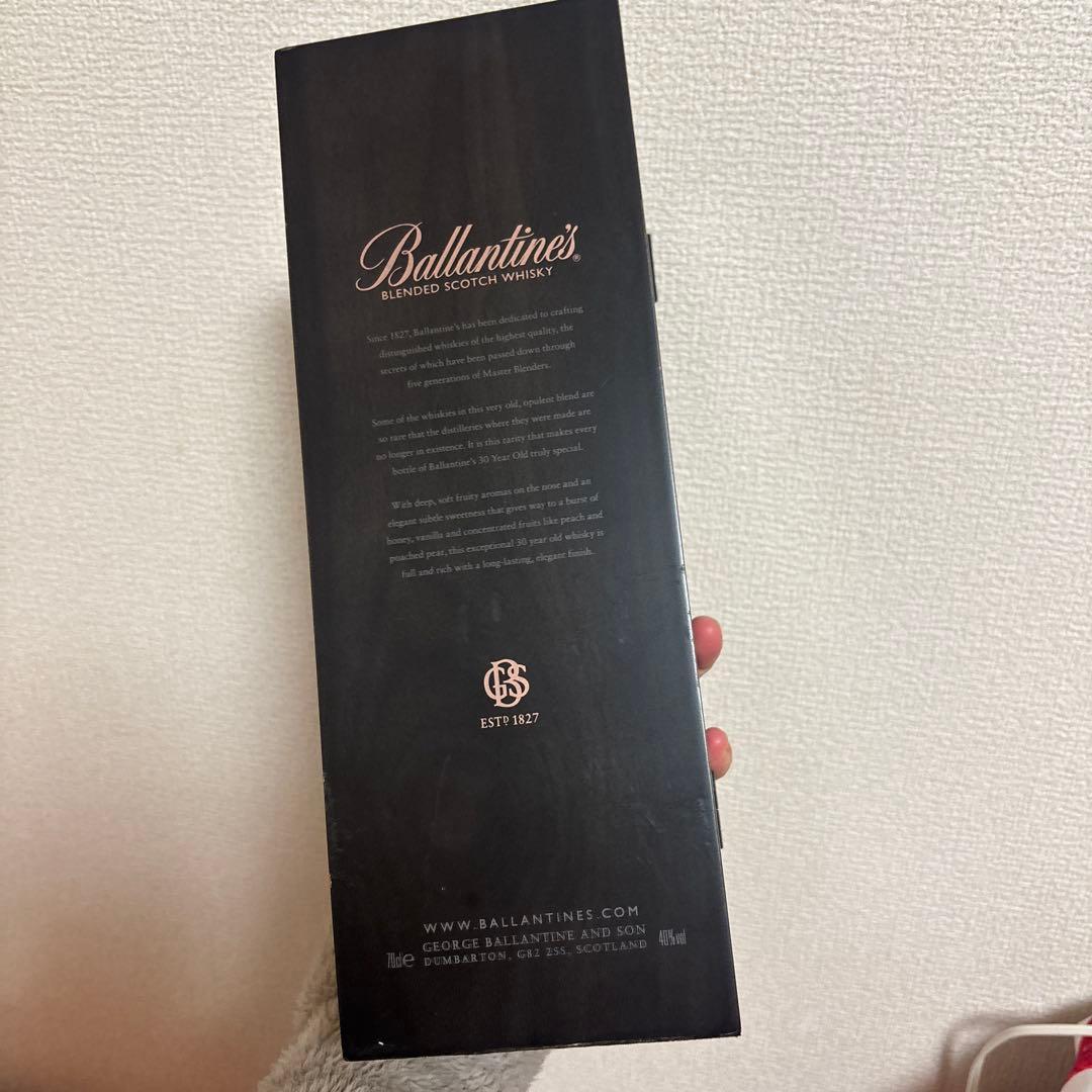 Ballantine's 30 Years Aged ウイスキー空箱