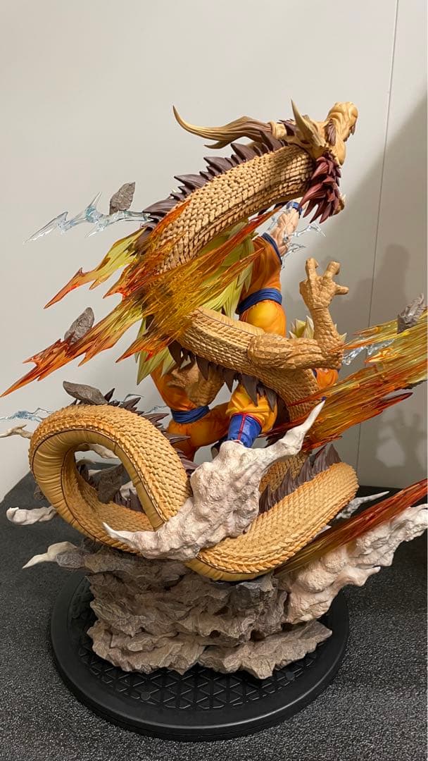 限定絶版ドラゴンボール親子かめはめは悟空悟天悟飯ガレージキットスタチュー