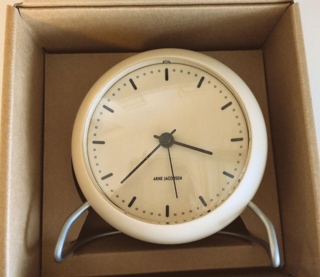 【美品・箱あり】ARNE JACOBSEN アルネヤコブセン テーブルクロック