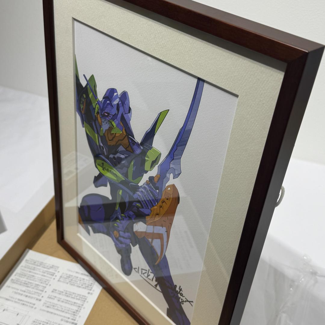 エヴァンゲリオン ANIMA 山下いくと氏 直筆サイン入り 複製原画