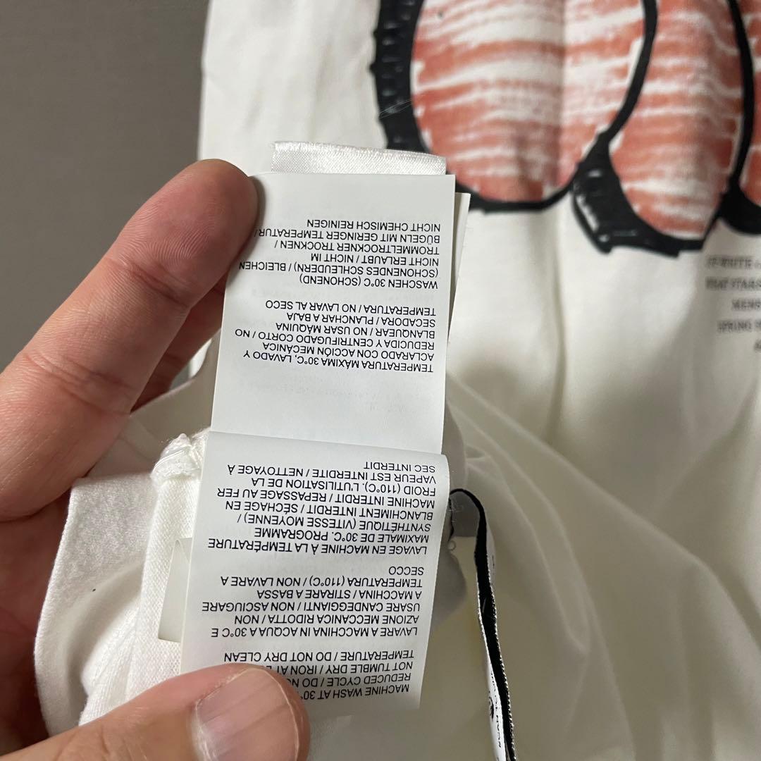 Off-White Tシャツ ホワイト　ストリートアート