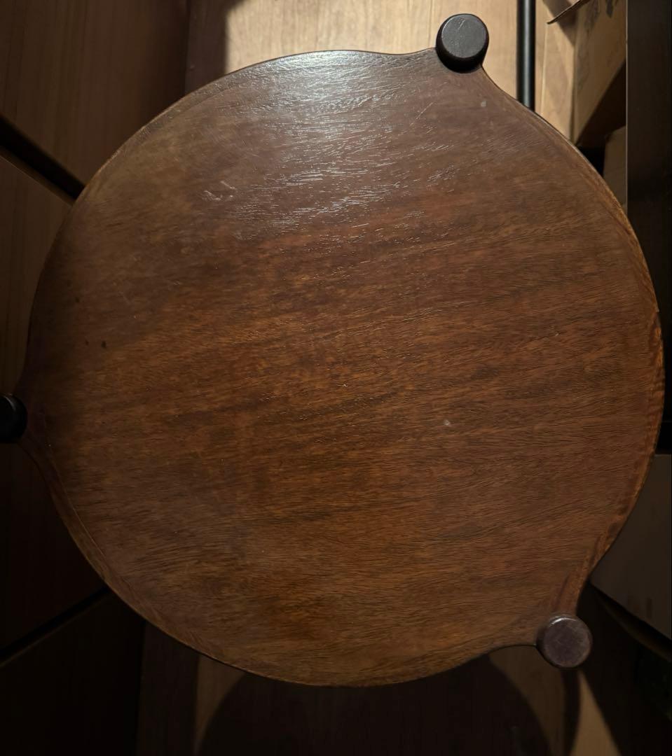 マル二　サイドテーブル丸型