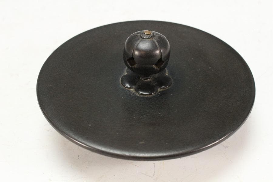 茶道具 刷毛目 鉄瓶 大サイズ 美品(K-XA824)