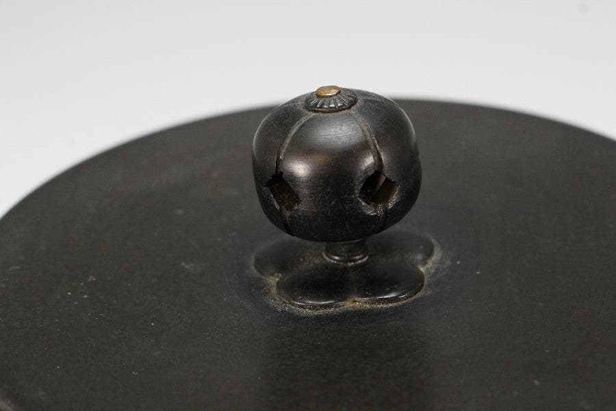 茶道具 刷毛目 鉄瓶 大サイズ 美品(K-XA824)