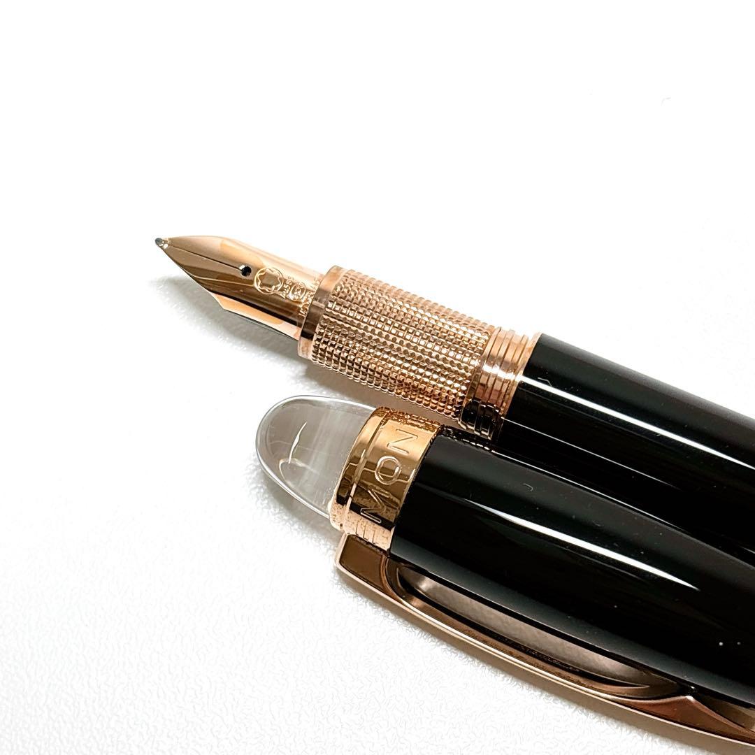 新品未使用 モンブラン 万年筆 スターウォーカー レッドゴールド インク付