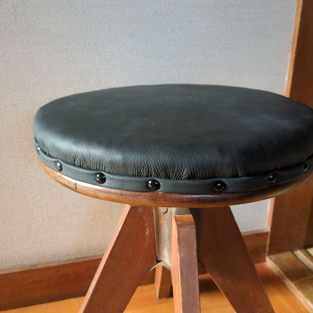ブロカント古道具　回転椅子 ドクターチェア
