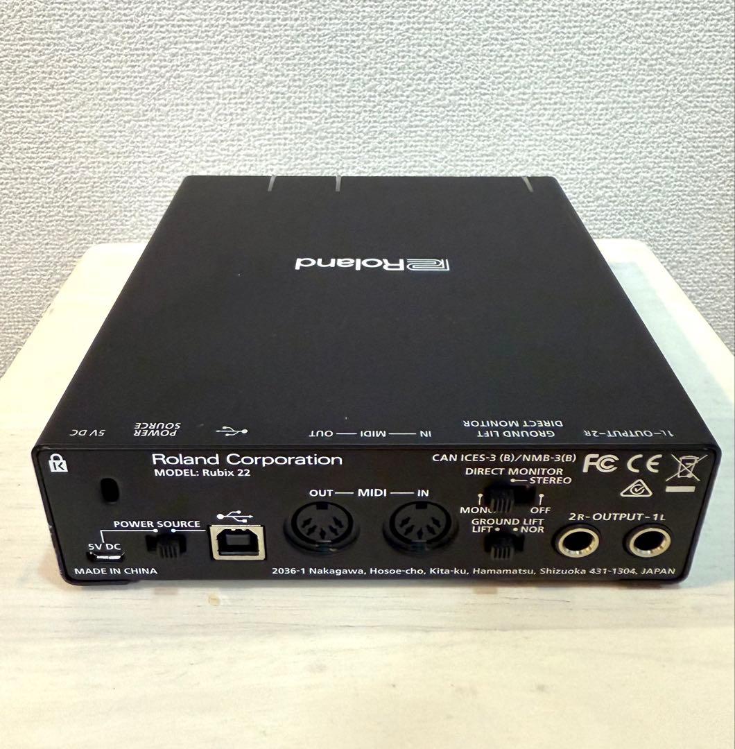 【美品】Roland Rubix 22 オーディオインターフェース