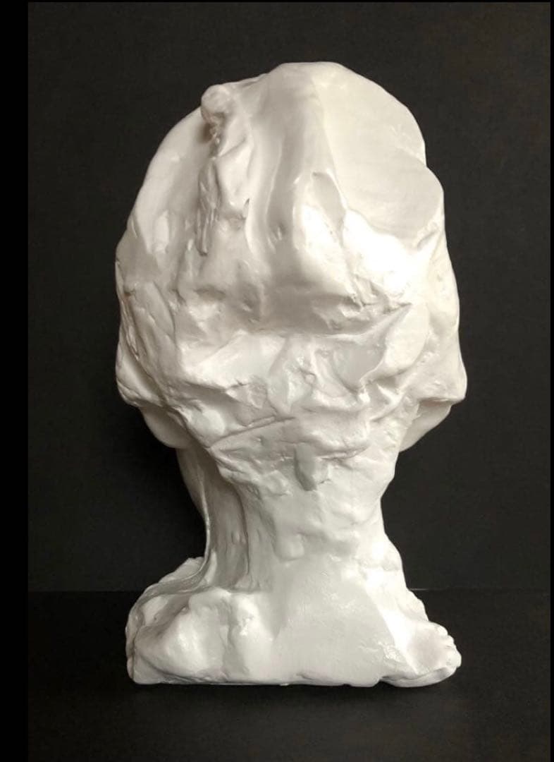 ロダン作　『フリジア帽をかぶったカミーユ』　石膏像