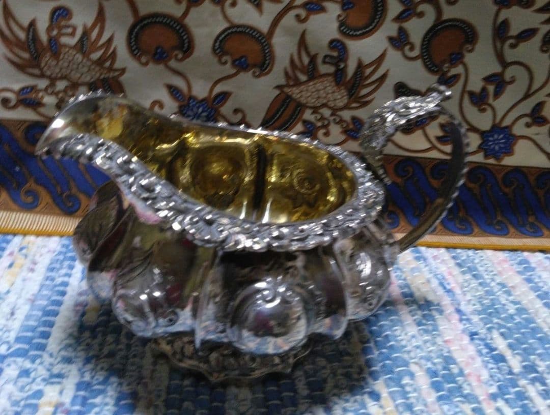 アンティーク　スターリングシルバー　ジョージア　スリーピース　ティーセット