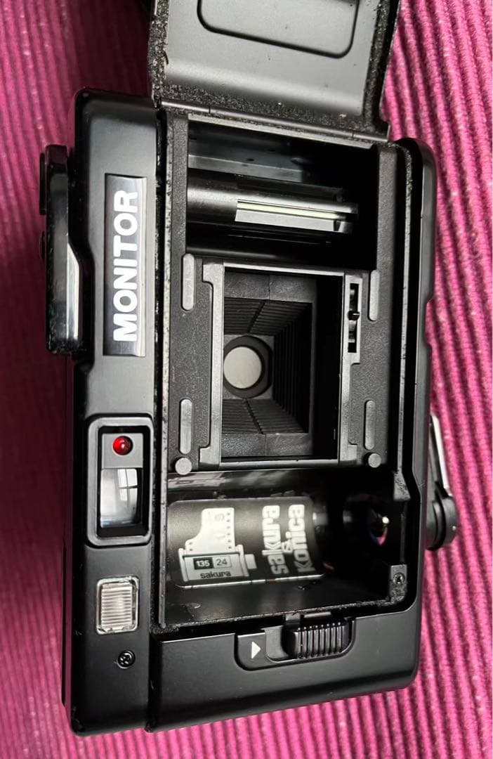 Konica C35EF3 ブルー コニカ コンパクトフィルムカメラ　美品？