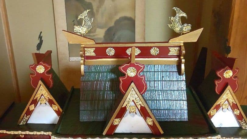 雛人形御殿飾り 昭和30年代