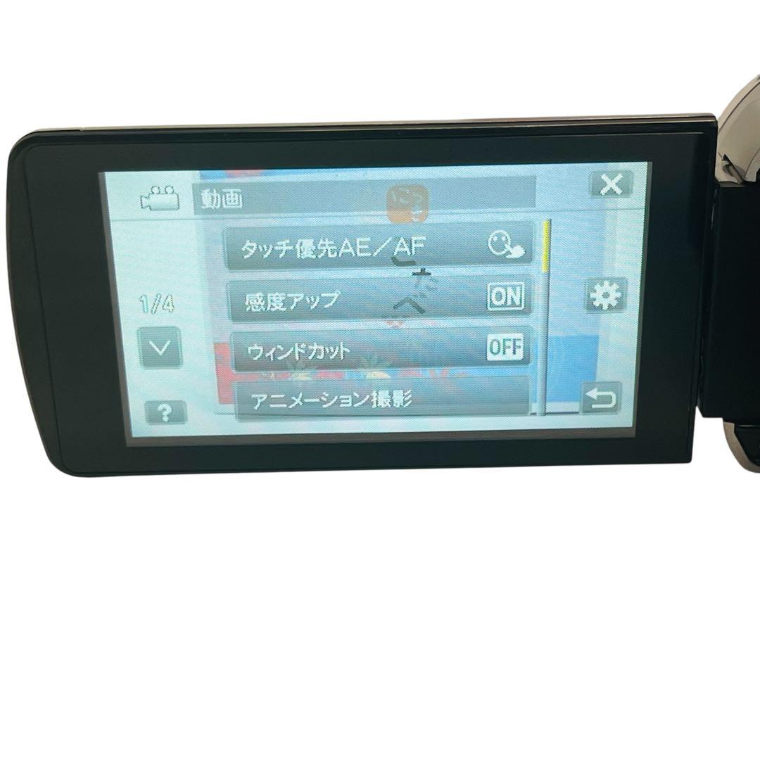 美品✨動作品✨ JVC GZ-E220 フルHD ビデオカメラ 付属品あり