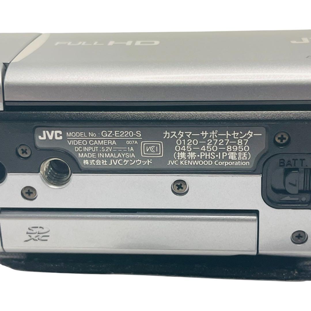美品✨動作品✨ JVC GZ-E220 フルHD ビデオカメラ 付属品あり