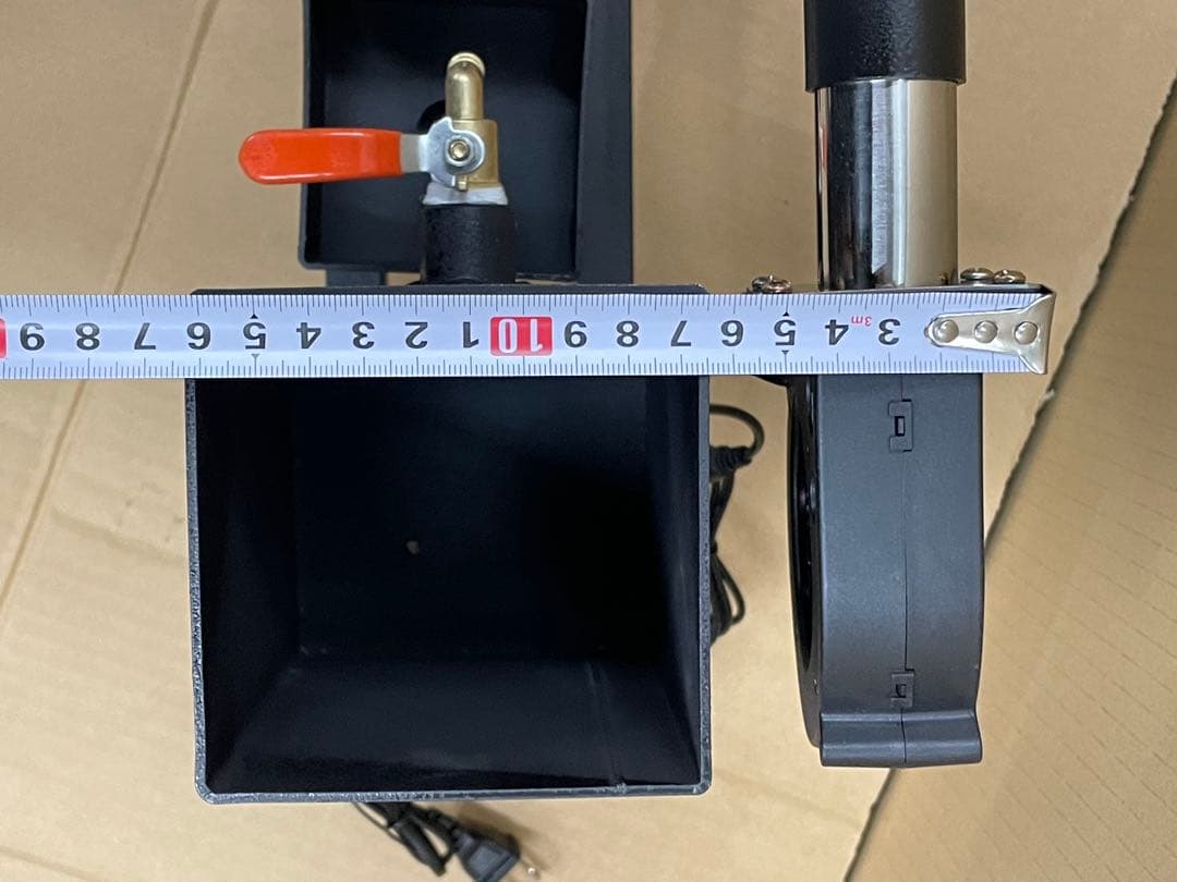 廃油ストーブ　ロケットストーブ　送風機付き