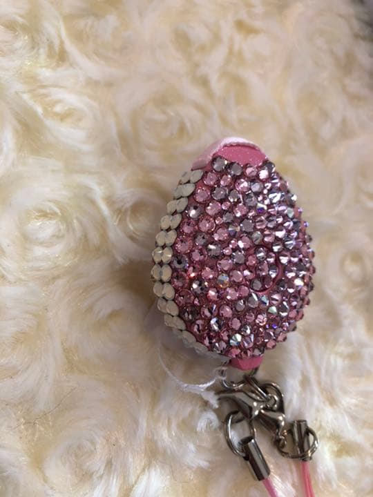 ネックストラップ★プティ★スワロフスキーデコ