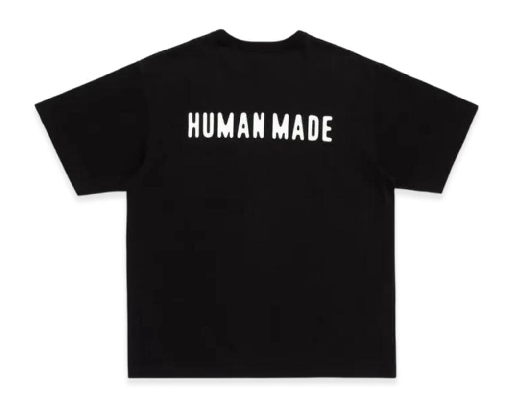 まーちゃん　HUMAN MADE ポケット付きTシャツ　ブラック