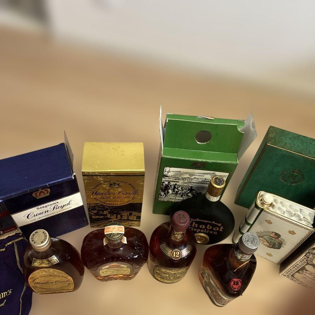 ウイスキー　ブランデー　古酒6本セット