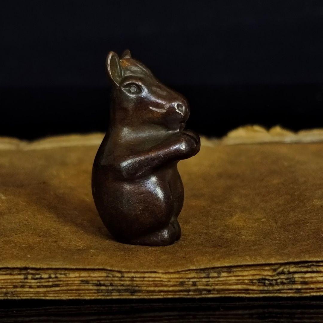 銅 細工 十二支香挿し 希少品 収集品 工芸品 置物