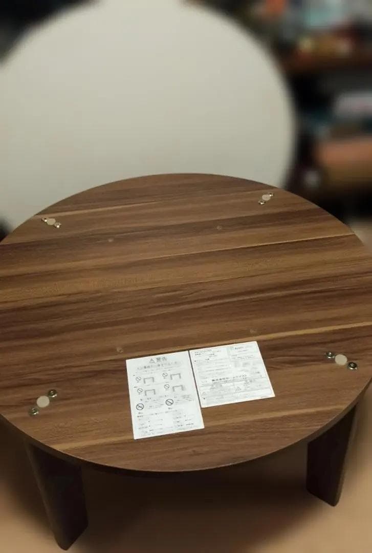 円形 こたつ 本体＋こたつ布団 2点　計3点セット 丸