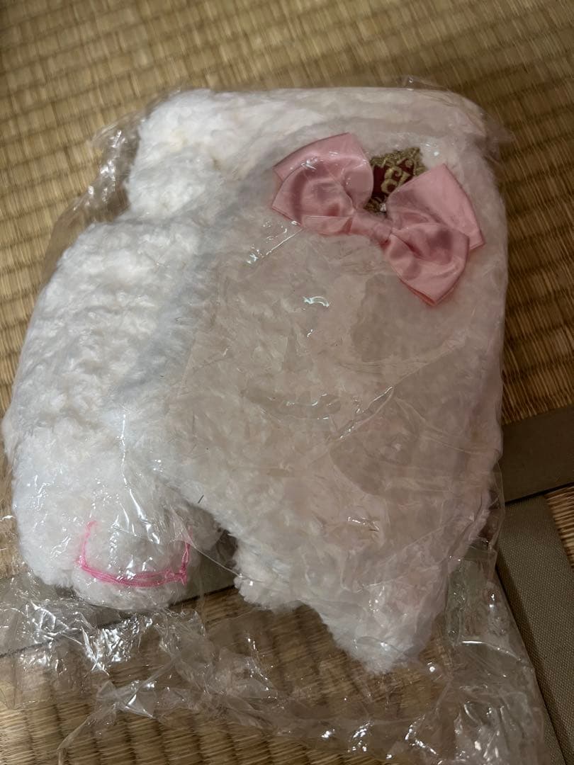 うさくみゃマフラー　ベイビーザスターズシャインブライト　白