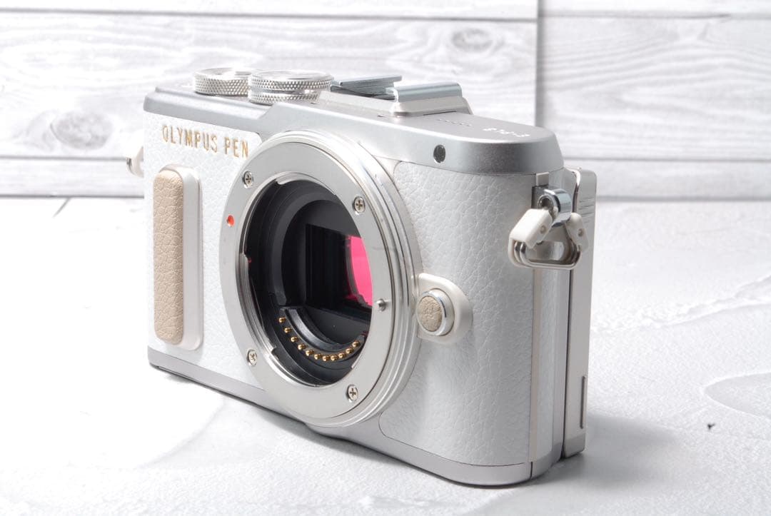 オリンパス E-PL8 望遠レンズキット Wi-Fiでスマホ転送できる ◇美品◇