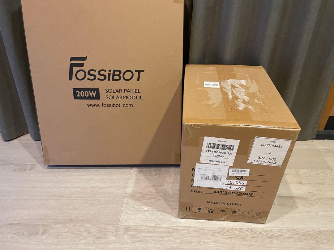 Fossibot 1200W ポータブル電源とソーラーパネル 200Wセット