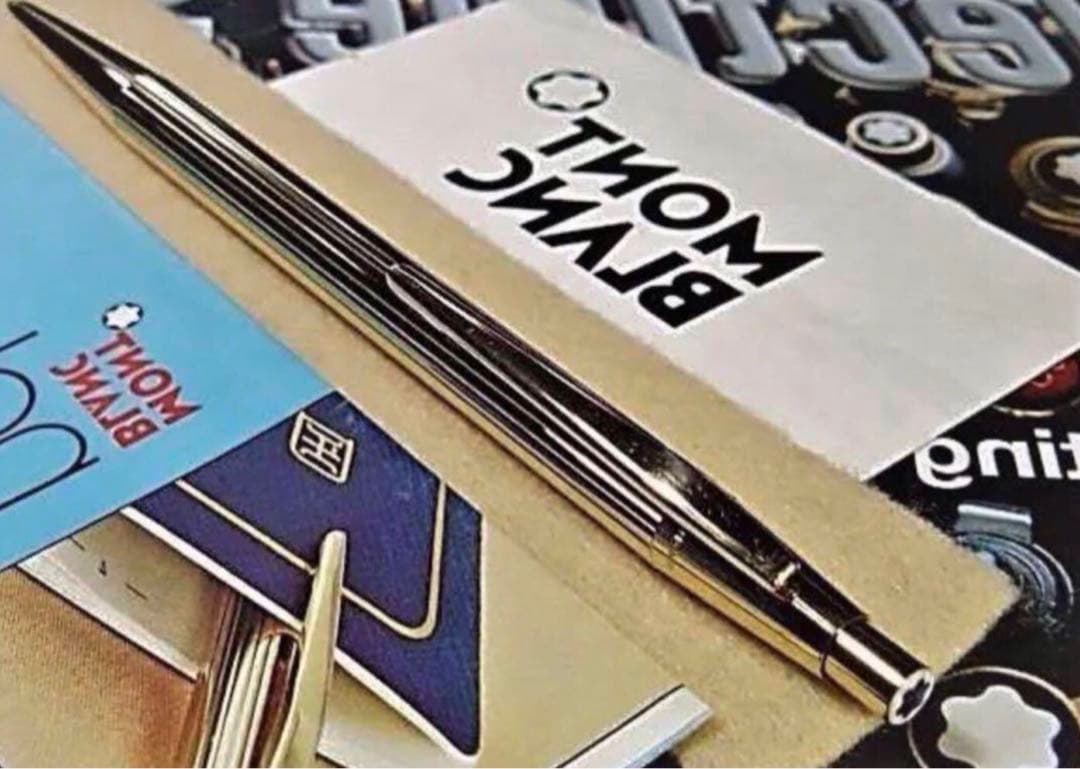 ⭐️金運を呼ぶ黄金の総金張り⭐️モンブラン⭐️ノブレスNo1547⭐️ペンシル0、5㍉