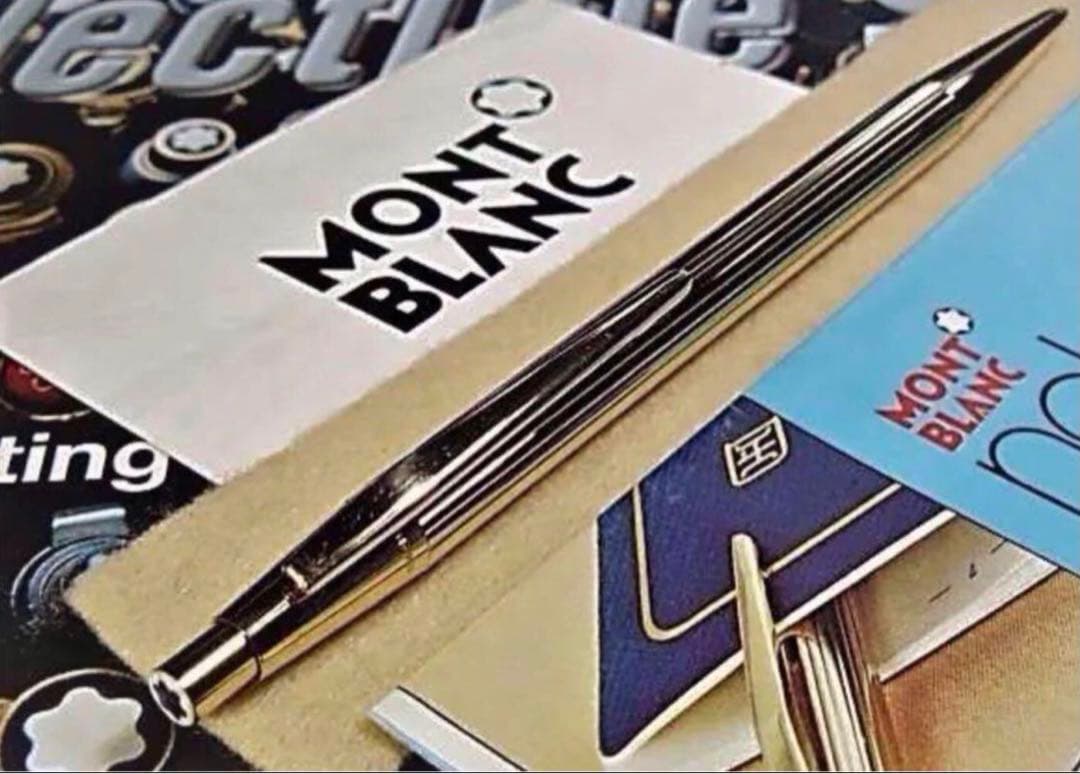 ⭐️金運を呼ぶ黄金の総金張り⭐️モンブラン⭐️ノブレスNo1547⭐️ペンシル0、5㍉