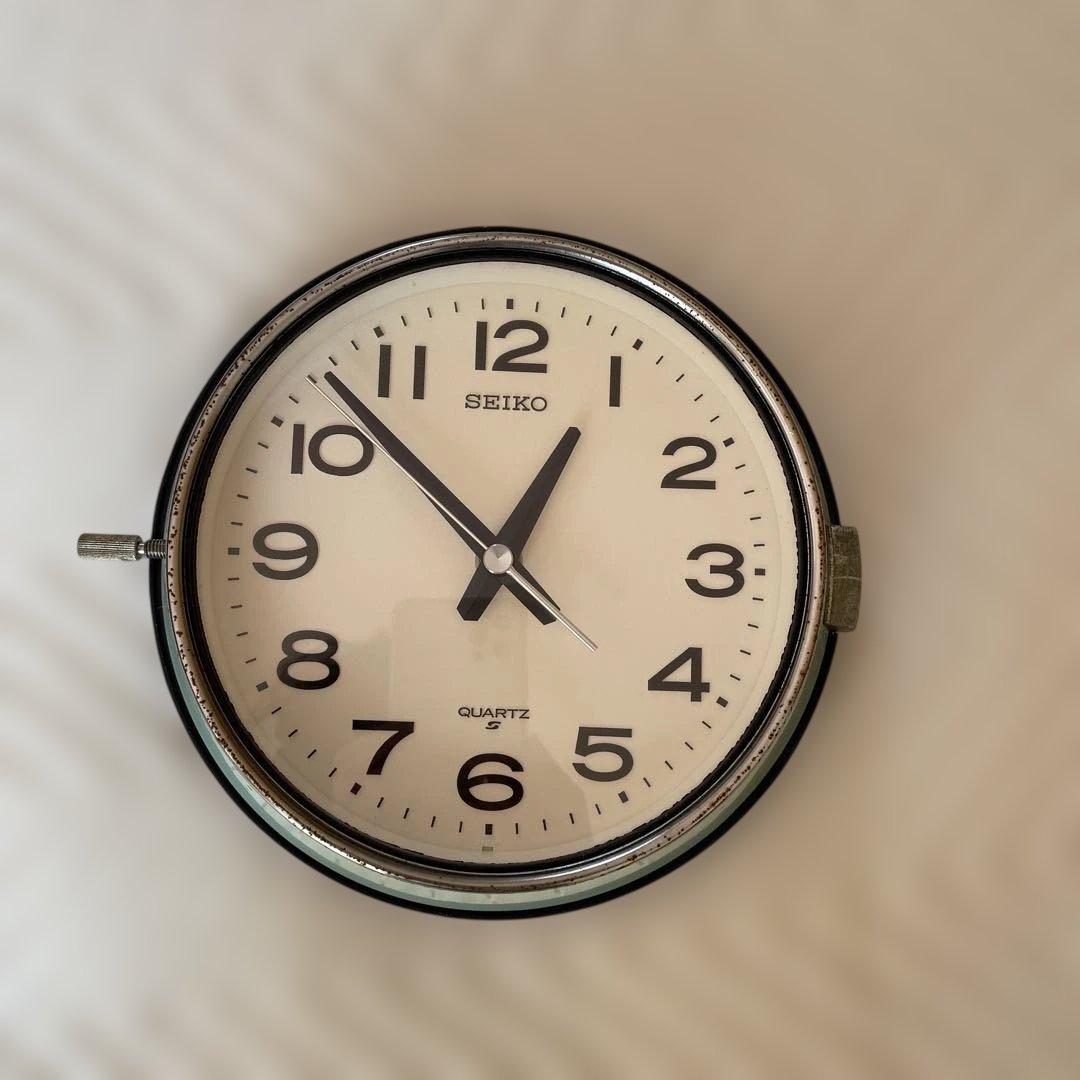 昭和レトロ　時計　セイコー　掛時計　アンティーク時計　店舗什器