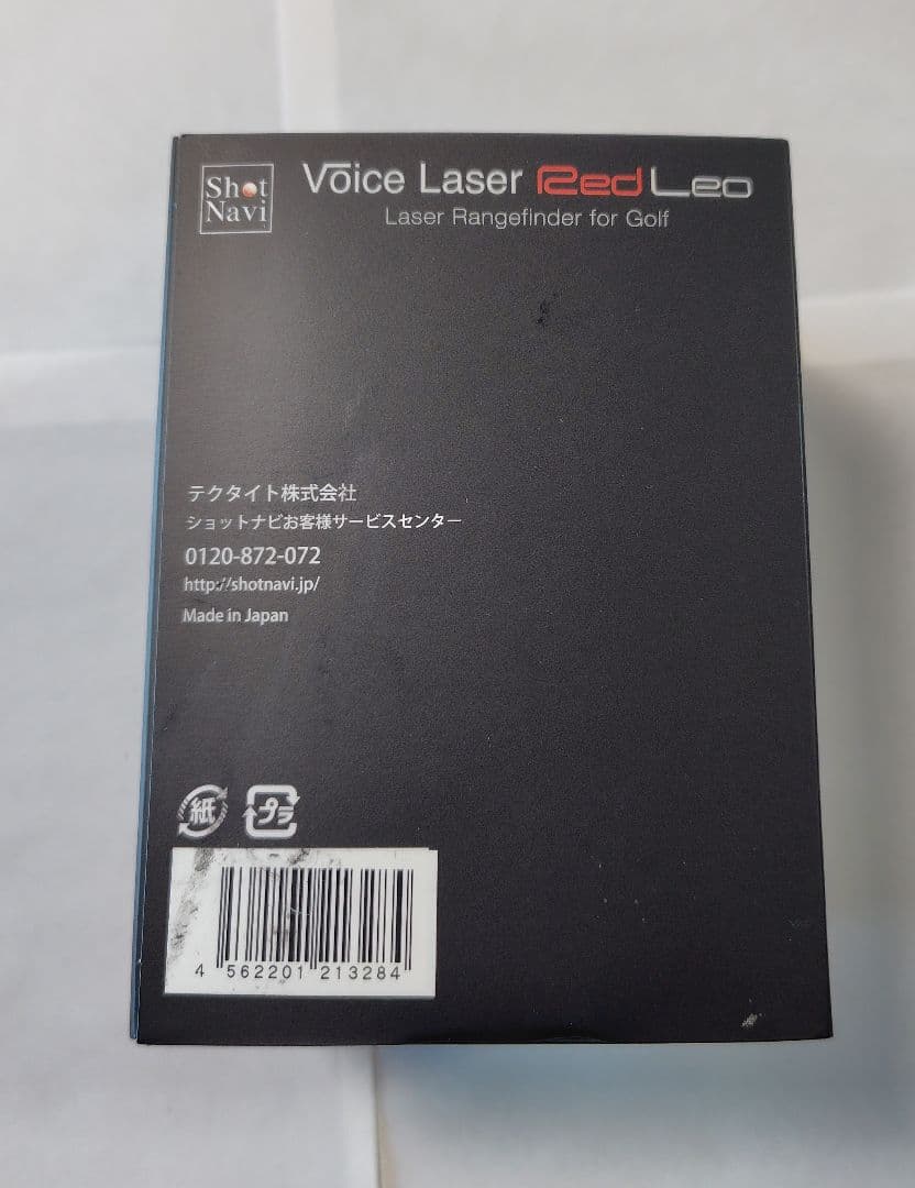 ShotNavi Voice Laser Red Leo ゴルフ用距離計