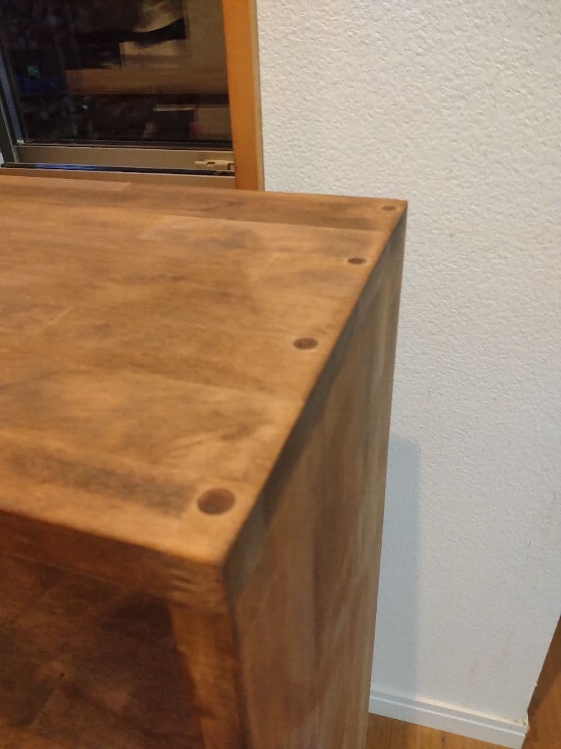 木製　ハンドメイド　オーダー　コの字　シェルフ　棚　ラック　水槽台　テレビ台