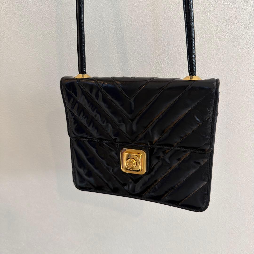 【Used】CHANEL シャネル キルティングショルダーバッグ