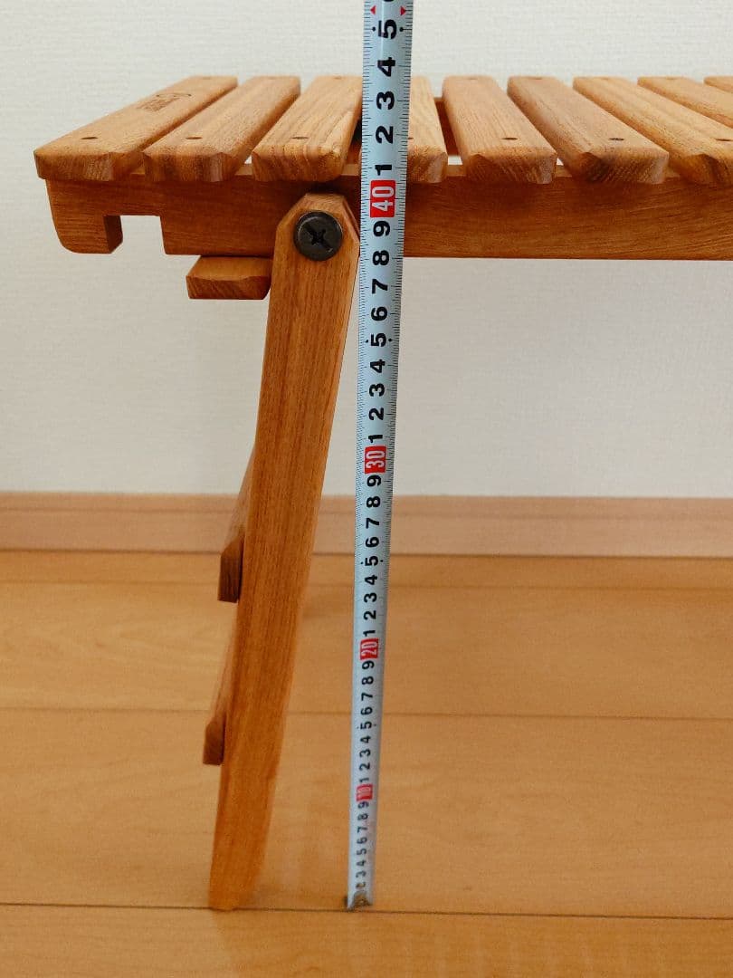 キャンプマニアプロダクツ　テーブル　キャンプ　アウトドア　折りたたみ　木製