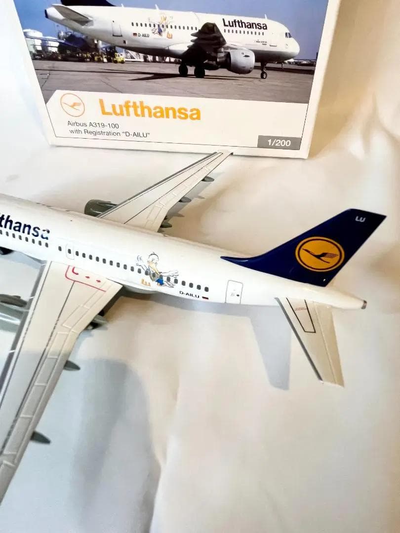 航空機・ヘリコプター herpa Lufthansa Airbus A319-100 1/200
