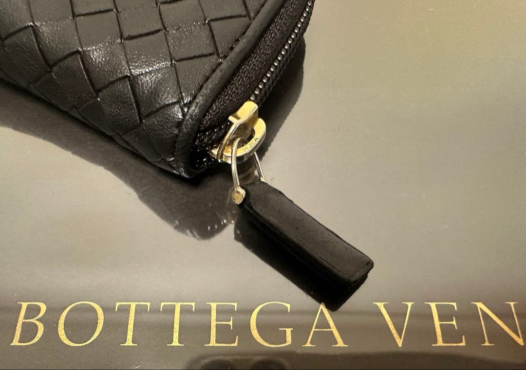 ★【付属品付】ボッテガヴェネタ イントレチャートケース/ラム/黒/3️⃣✨✨