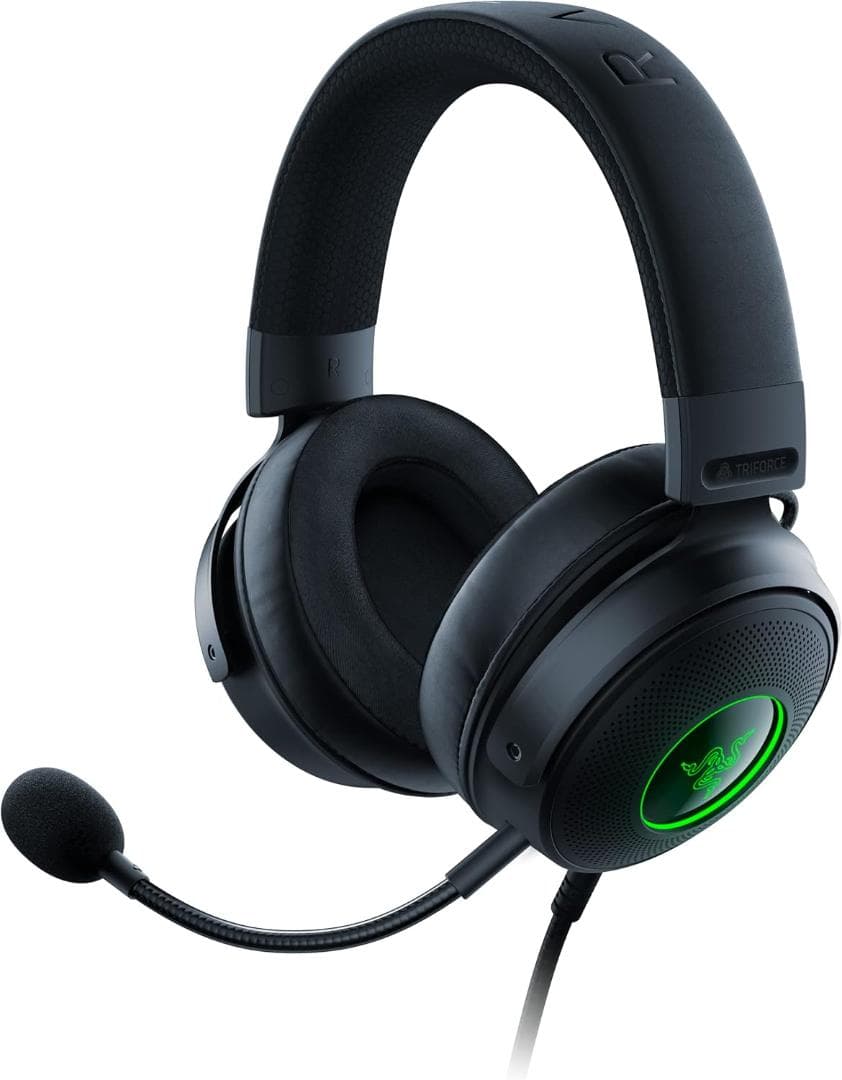 Razer Kraken V3 ゲーミングヘッドセット USB ブラック 高音質