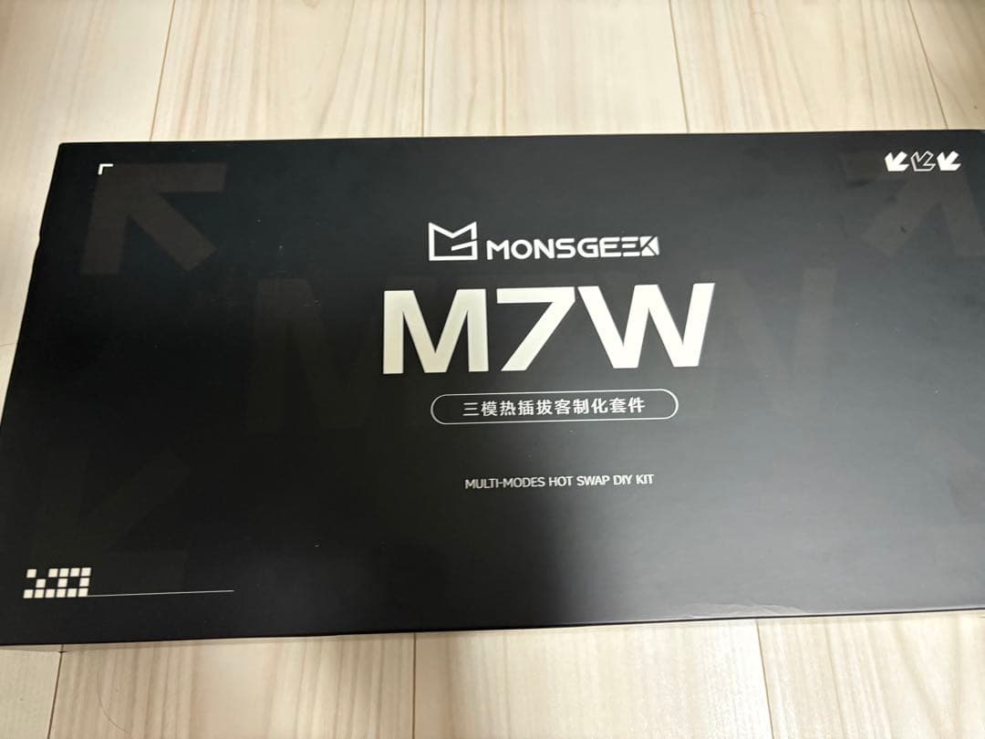MONSGEEK M7W Silver 65%キーボード ベアボーンキット