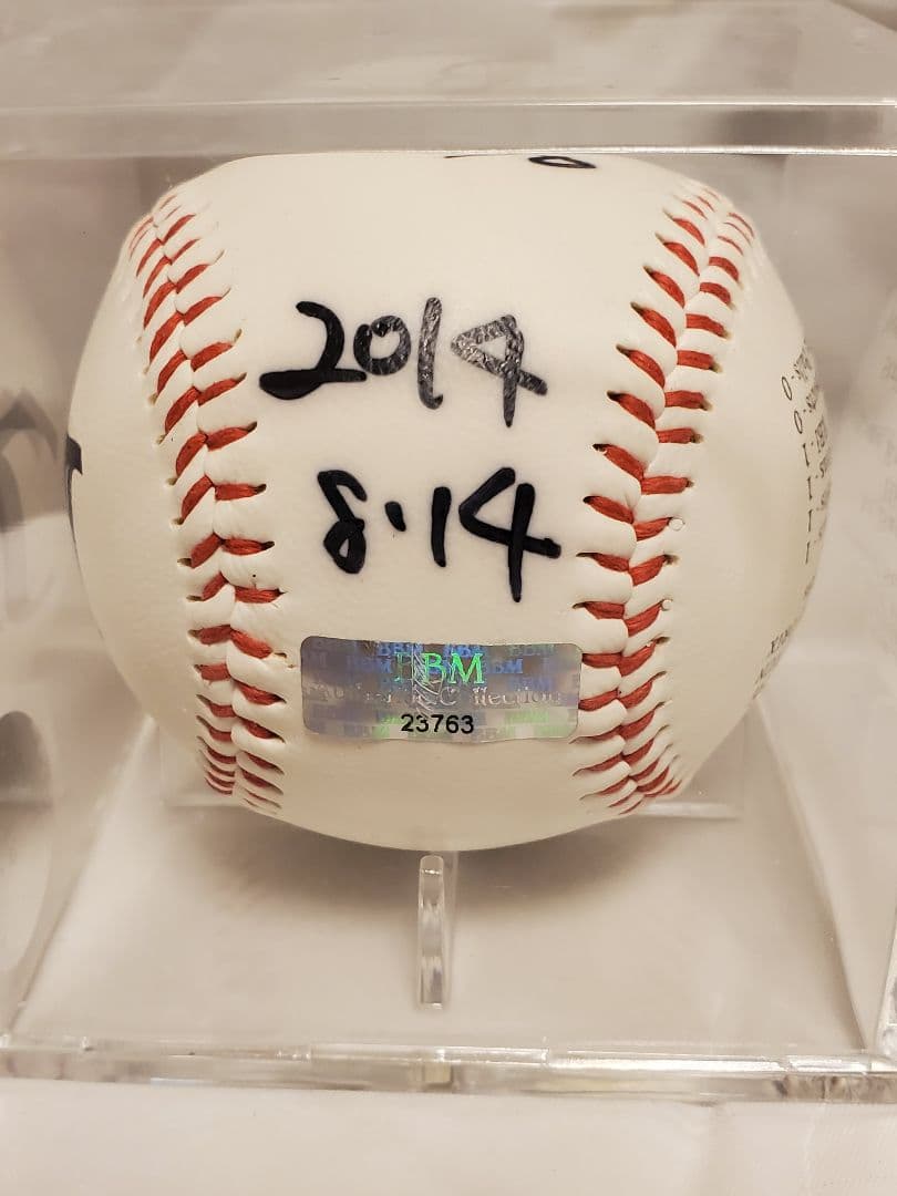 【シリアルNOレア！】森友哉　プロ初本塁打記念直筆サインボール　西武　オリックス