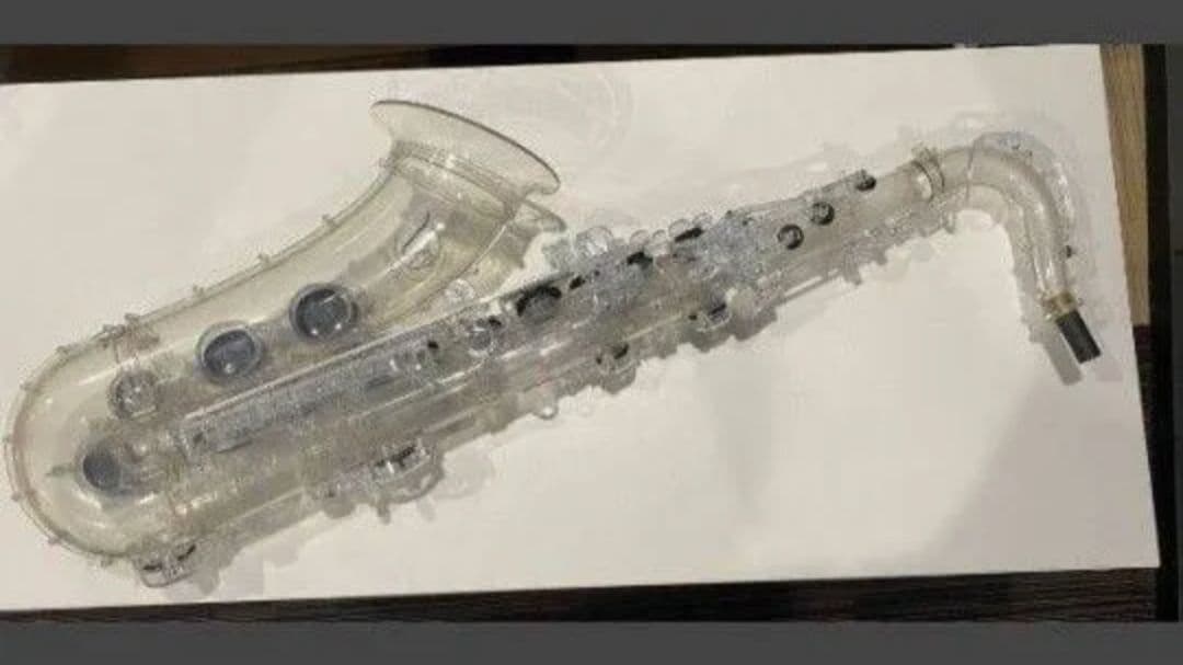 vibrato sax 透明テナーサックス プラスチック