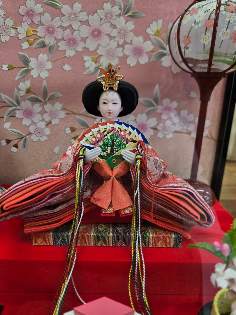 【一点限り】雛人形　ケース飾り　K16