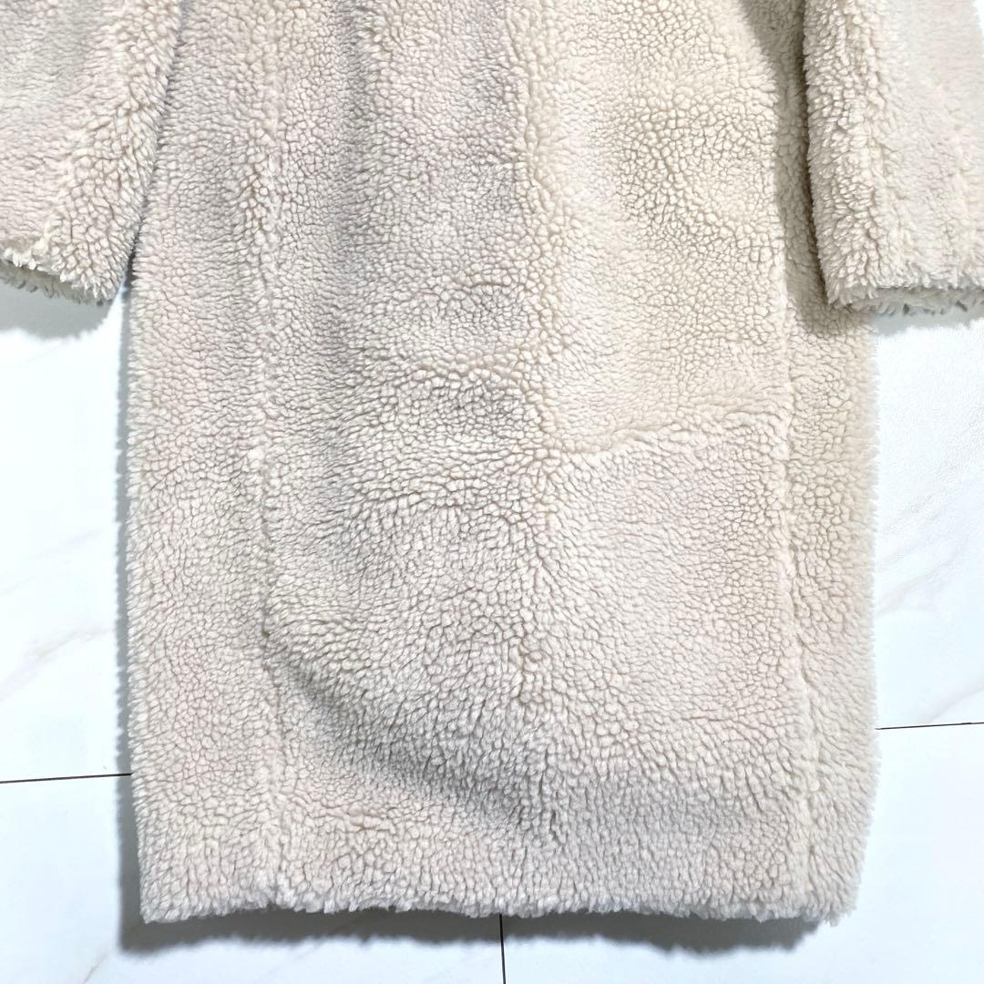 未使用級♡ブルーフロンセ 24aw テディベアコート 厚手 定価3.3万円