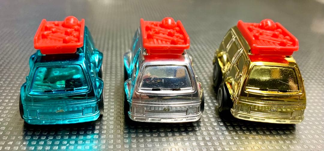 チョロQ A-28・ファーゴLS・金太郎商店・金・銀・青メッキ・3台セット・美品