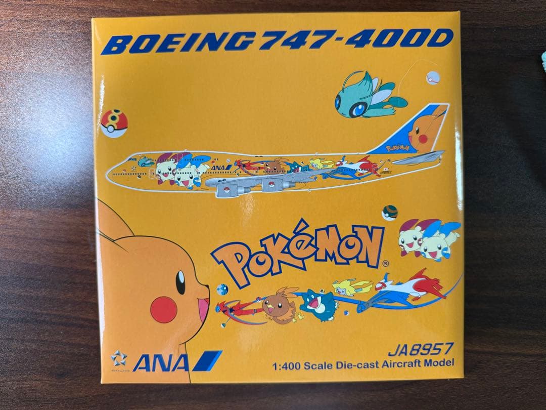 航空機・ヘリコプター Geministar ANA B747-400 JA8957 1/400